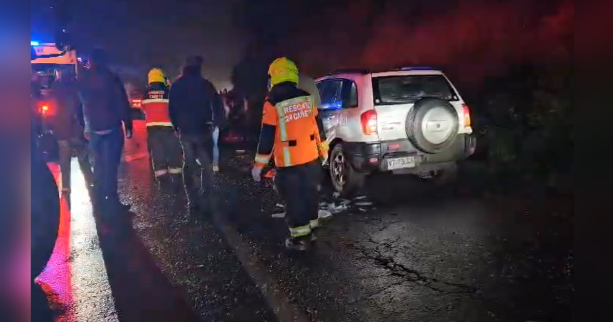 Fatal accidente automovilístico en Cañete: tres personas murieron en ruta que conecta con Cayucupil