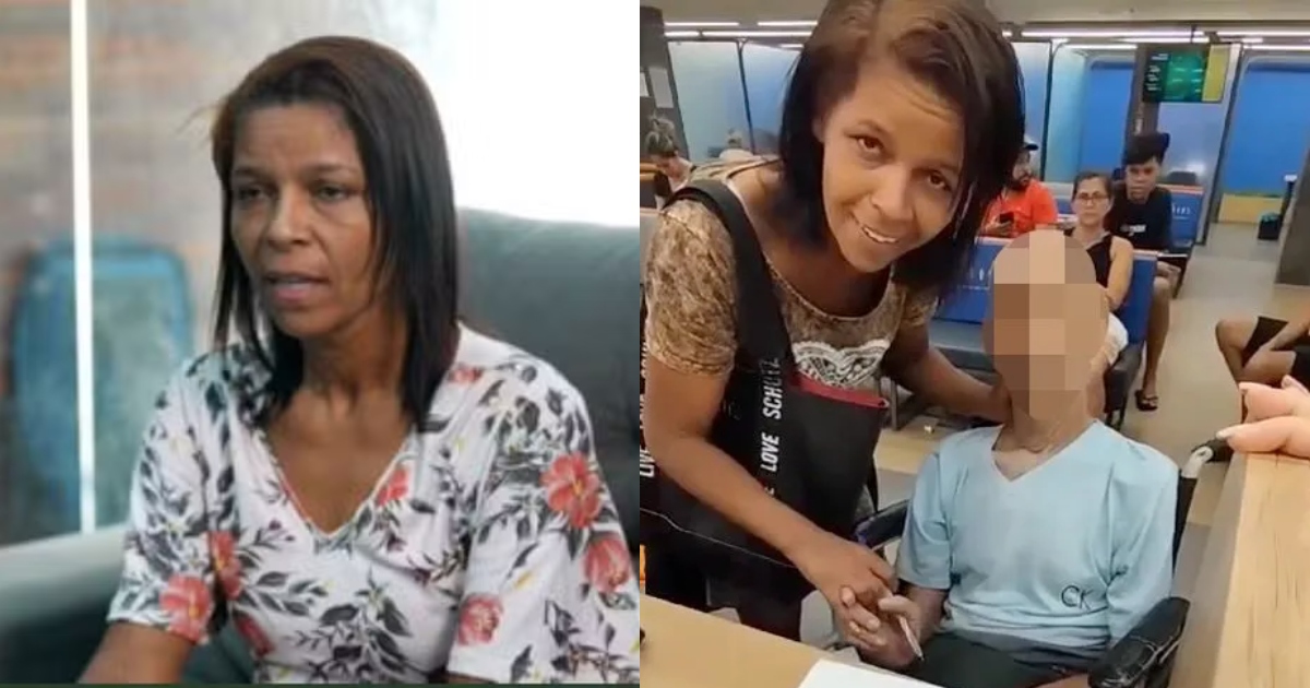 Mujer que llevó a su tío fallecido al banco en Brasil: 
