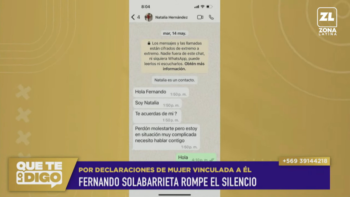 WhatsApp de Fernando Solabarrieta