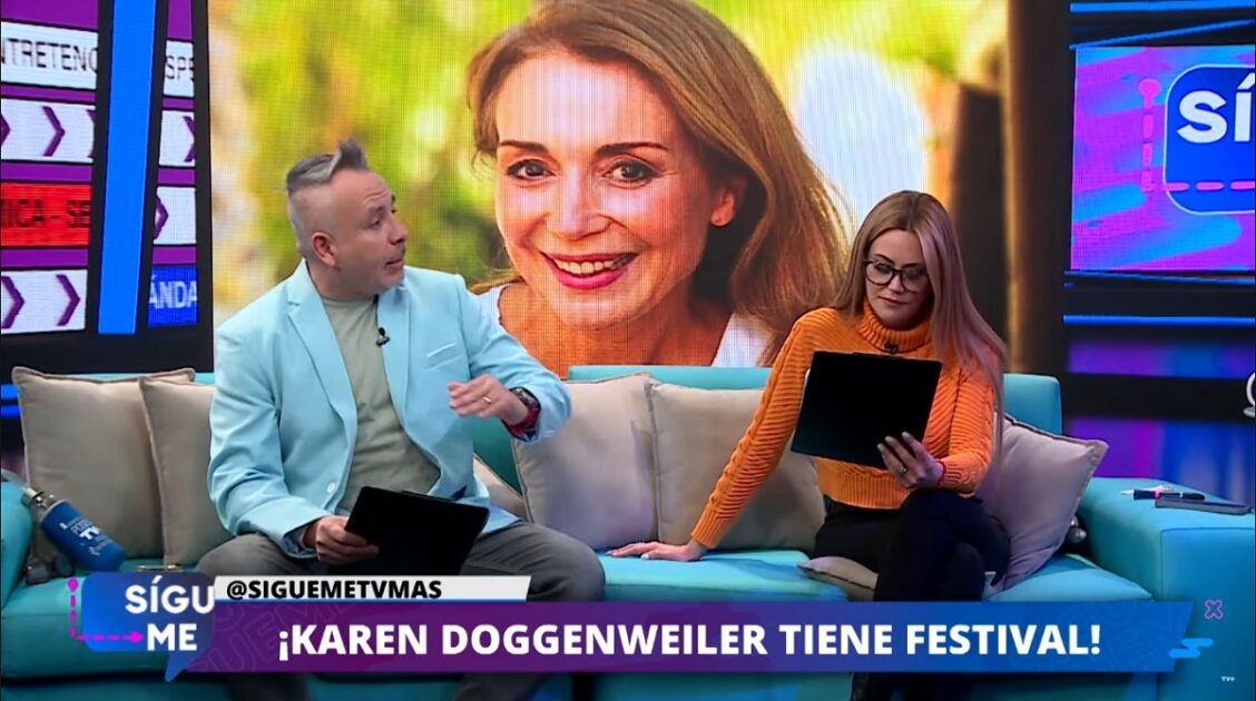 quién animará el Festival de Viña con Karen Doggenweiler