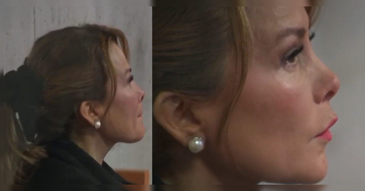 Cathy Barriga rompió en llanto en plena audiencia tras ser acusada de faltar a medida cautelar