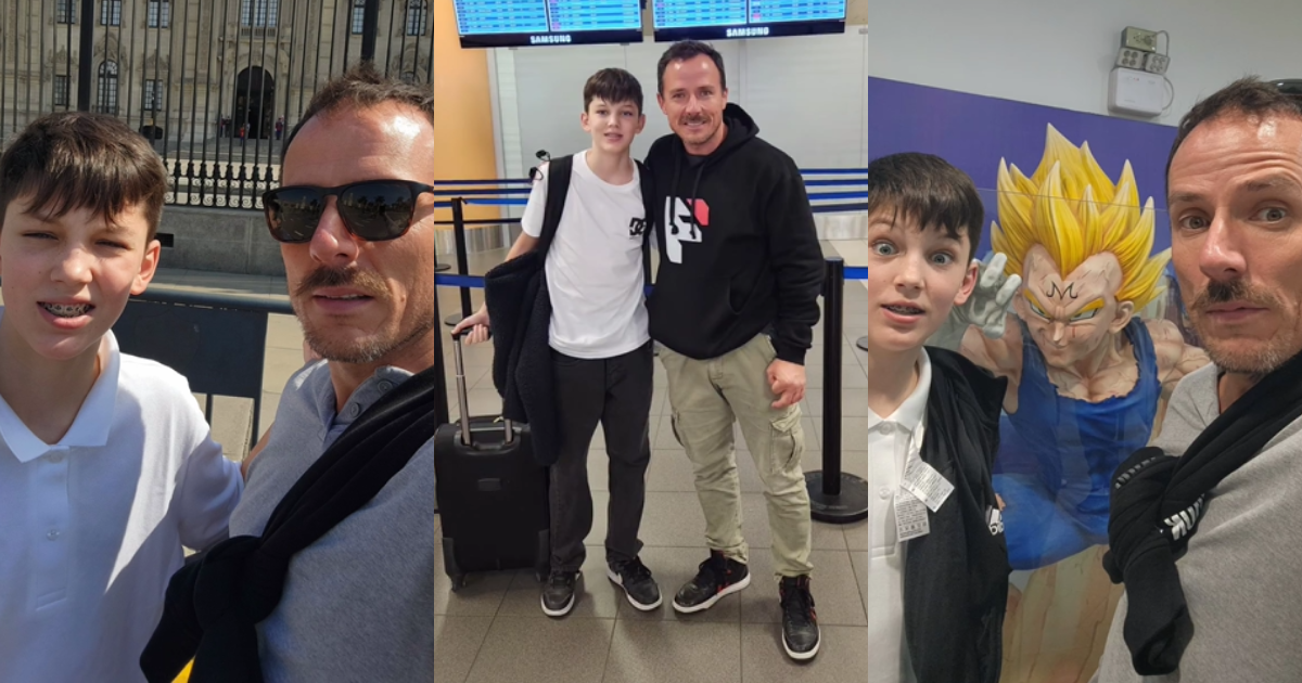 Gonzalo Egas compartió registros de la visita exprés de Noah a Perú: 