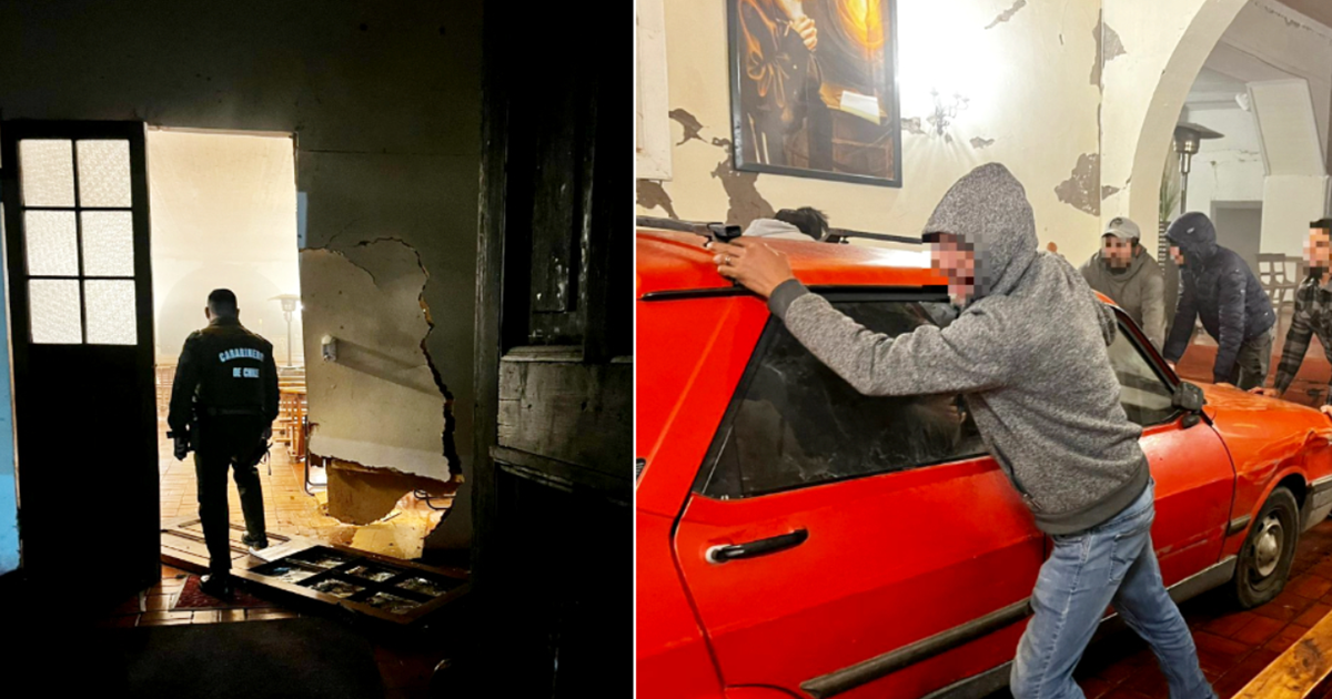 Hombre estrelló con un auto altar de templo en O'Higgins: acusó que 'el Padre Pío lo iba a buscar'