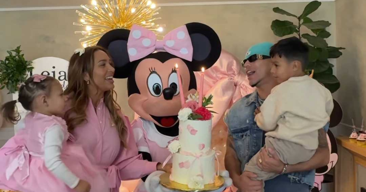Lisandra Silva y Raúl Peralta se reunieron para celebrar a su hija Leiah: cumplió 2 años