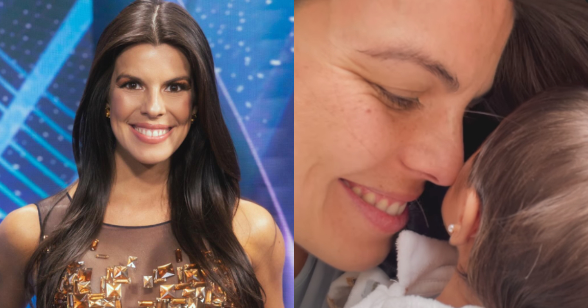 Natalia López compartió tierno video de su bebé de dos semanas de vida: 