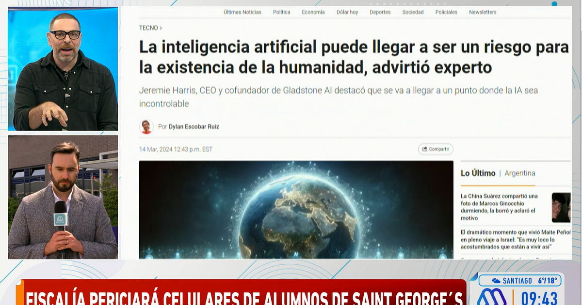 Neme desclasificó relato de apoderada del Saint George tras ver foto de su hija desnuda con IA