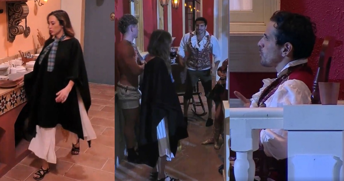 Áspero cruce entre Pangal y Daniela Colett en Ganar o Servir: 