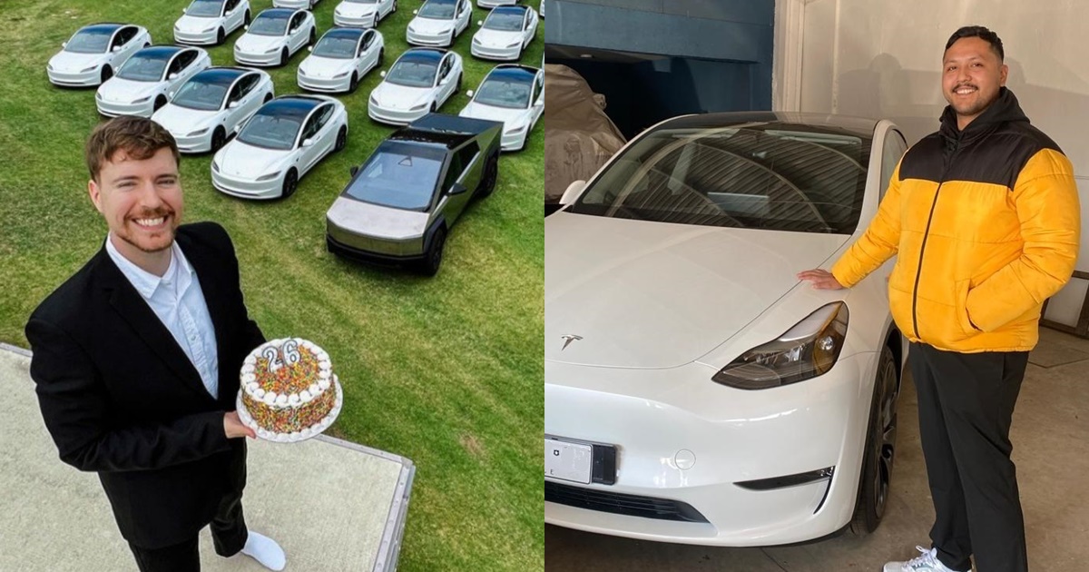 Chileno que ganó Tesla sorteado por MrBeast no podrá traerlo al país: esto recibirá a cambio