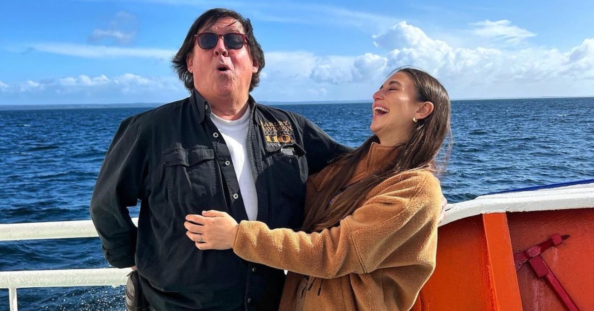 Tita Ureta celebró a su papá en medio del duelo por Claudio Iturra: 