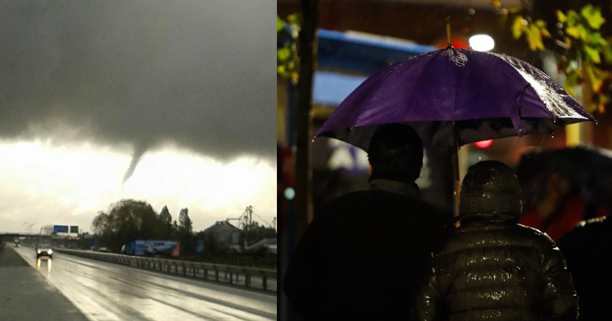 Alerta por posibles trombas marinas y tornados que afectarían a 4 regiones del país