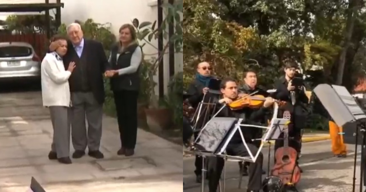 Valentín Trujillo cumplió 91 años y recibió emotiva sorpresa: 