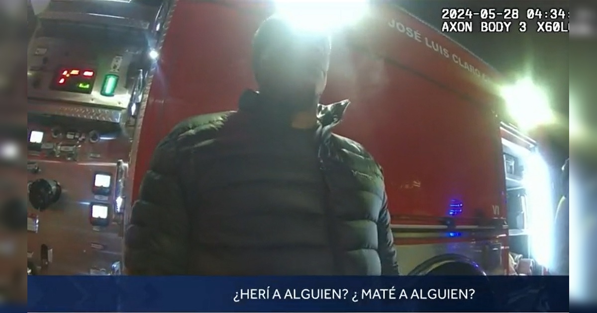 Revelan video de conductor ebrio que causó violento accidente en Providencia: 