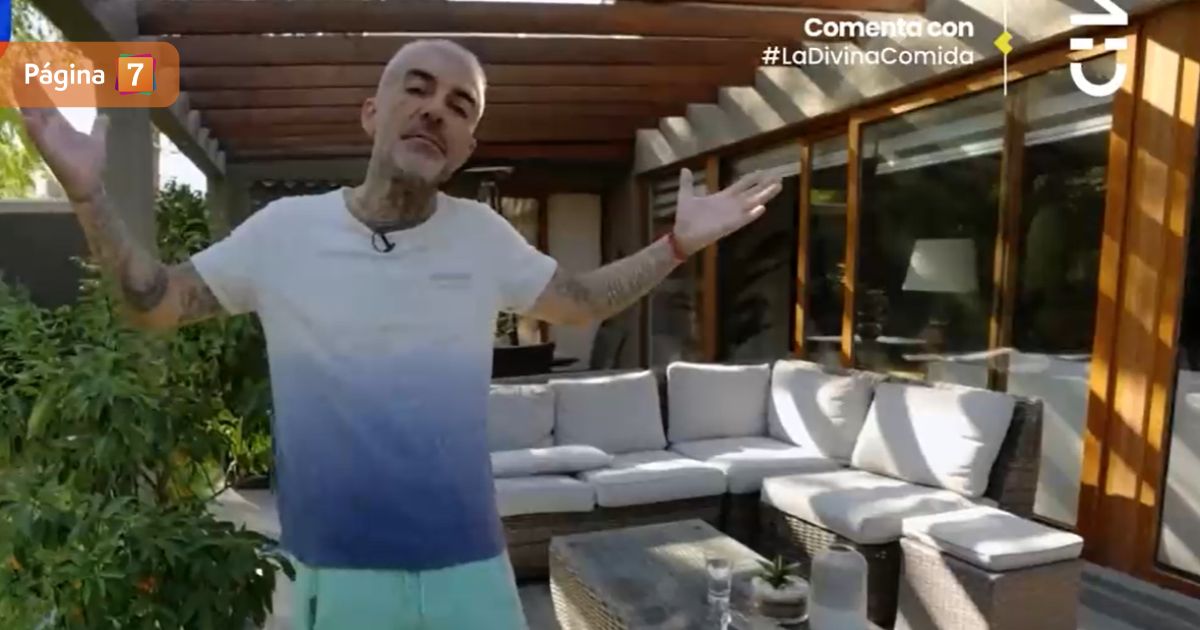 DJ Méndez mostró su casa en La Divina Comida: destacó su amplia terraza y piscina
