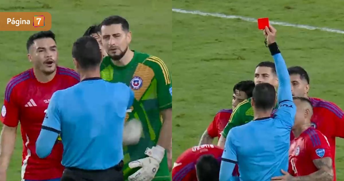 Gabriel Suazo fue expulsado del partido ante Canadá en la Copa América: 