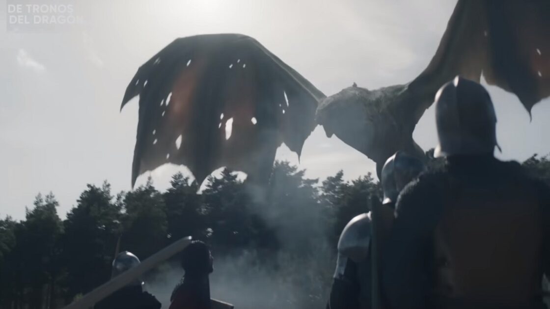 Agujeros en las alas de Vhagar de La Casa del Dragón