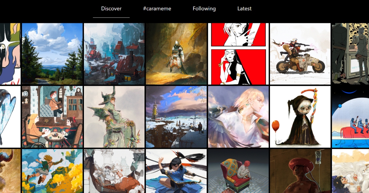 Qué es Cara, la red social preferida por los artistas que rechaza la inteligencia artificial