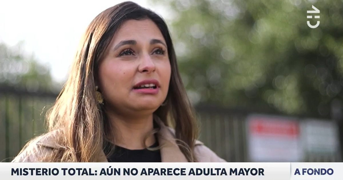 Carla Hernández, nieta de María Elcira, adulta mayor desaparecida en Limache