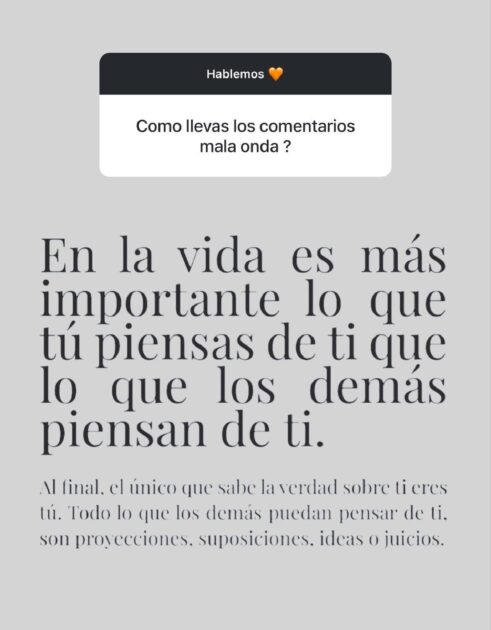 Cata Vallejos respondió ante comentarios 'mala onda' en redes: "El único que sabe la verdad…"