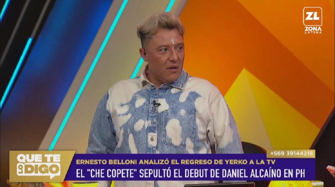 Ernesto Belloni reaccionó al regreso de Yerko Puchento a la TV