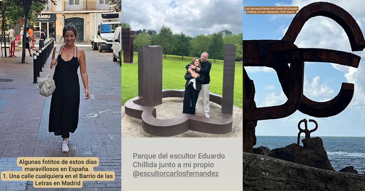 Monserrat Álvarez mostró detalles de sus soñadas vacaciones en Europa: publicó fotos con su pareja