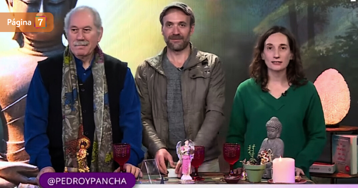 Pedro Engel apareció con dos de sus hijos en TV: Simón y Catalina lo acompañaron en el horóscopo