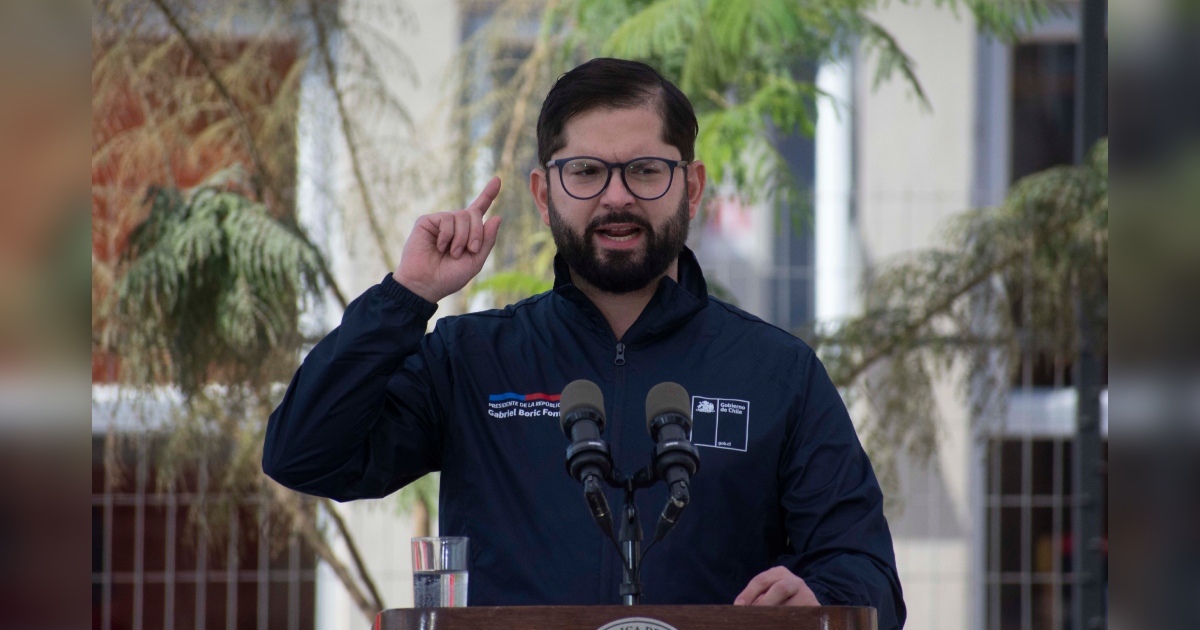 Boric respondió a quienes le gritaron 