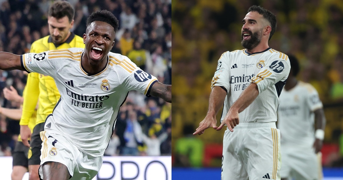 Dani Carvajal y Vinícius: revisa los goles del Real Madrid para ganar su Champions League número 15