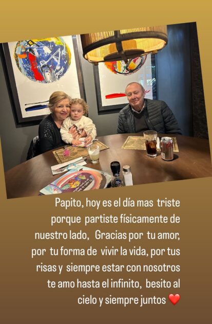 triste pérdida que enluta a Cristián Natalino