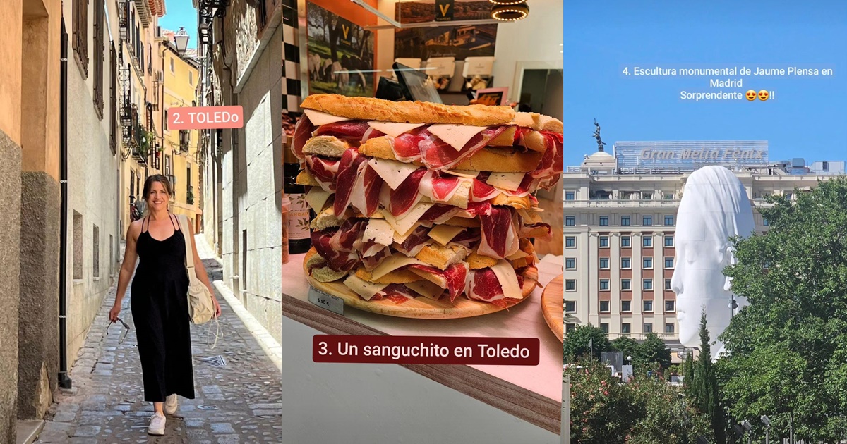 Monserrat Álvarez mostró detalles de sus soñadas vacaciones en Europa: publicó fotos con su pareja