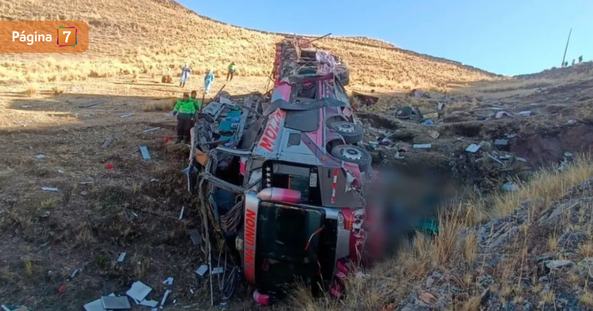 Tragedia en Perú: 25 fallecidos y varios heridos tras caída de bus