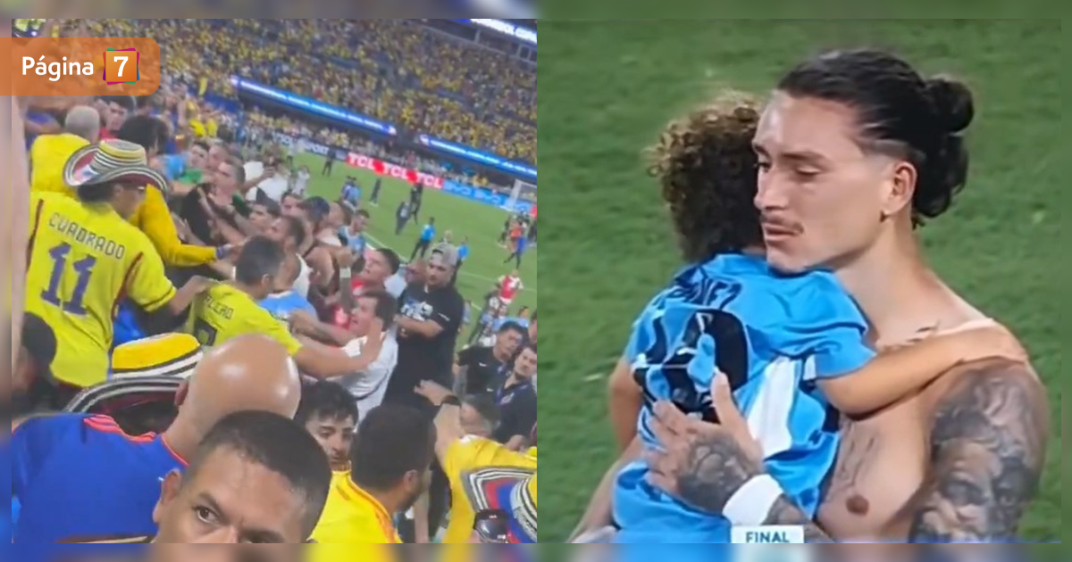 Tras caos en la Copa América: viralizan conmovedora escena de Darwin Núñez con su hijo