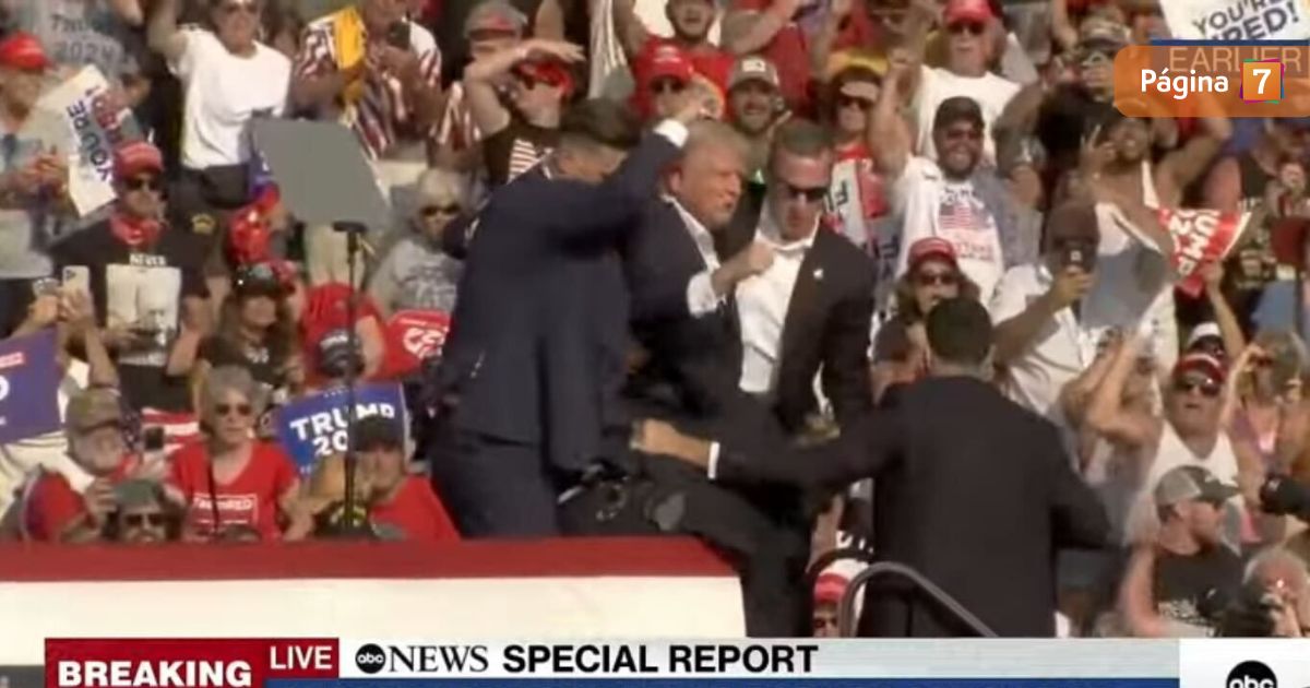 Donald Trump fue herido durante acto de campaña en Pensilvania: hubo un aparente tiroteo