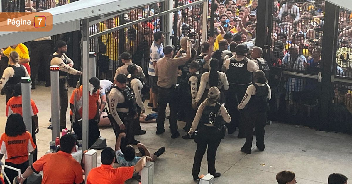 Final de la Copa América se retrasó por incidentes con los hinchas fuera del estadio