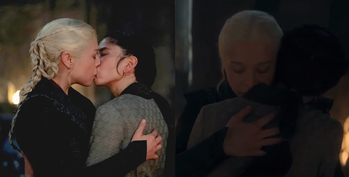 polémico beso de Rhaenyra en La Casa del Dragón