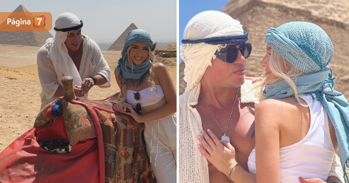 Durante viaje por Egipto: Bruno Zaretti organizó particular petición de matrimonio a su pareja