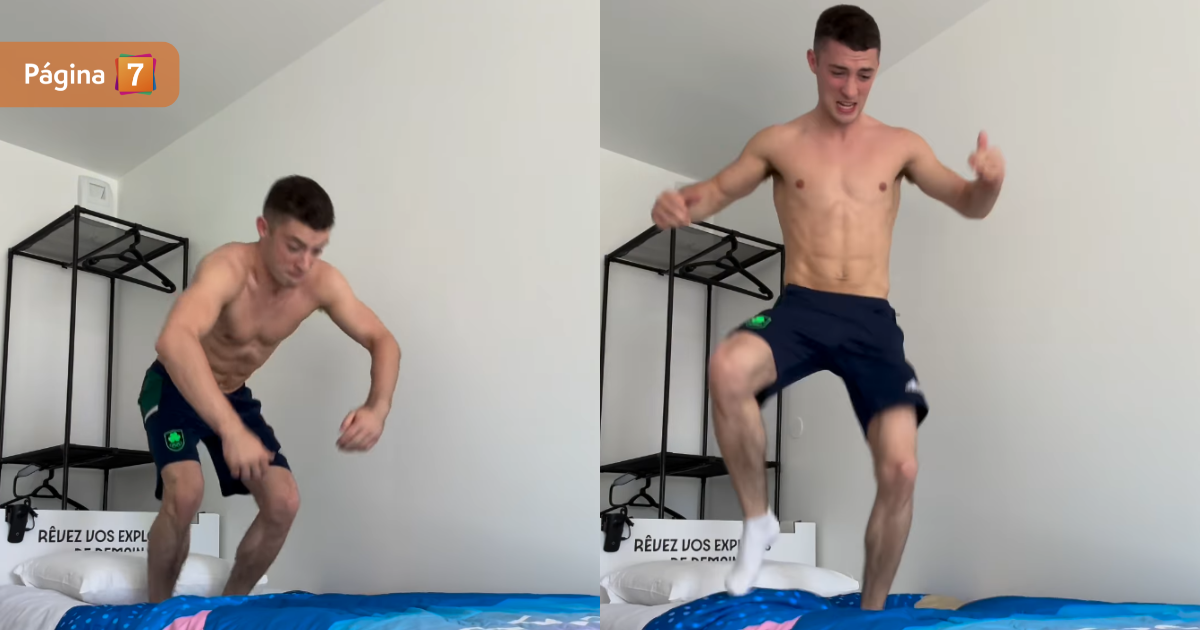 ¿Resistió los saltos? Gimnasta puso a prueba cama 