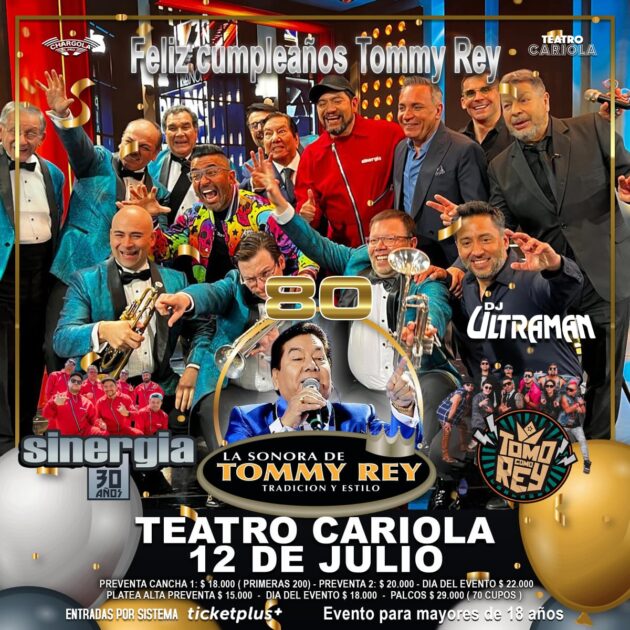 Con pista de baile y grandes sorpresas: así será el show por el cumpleaños número 80 de Tommy Rey