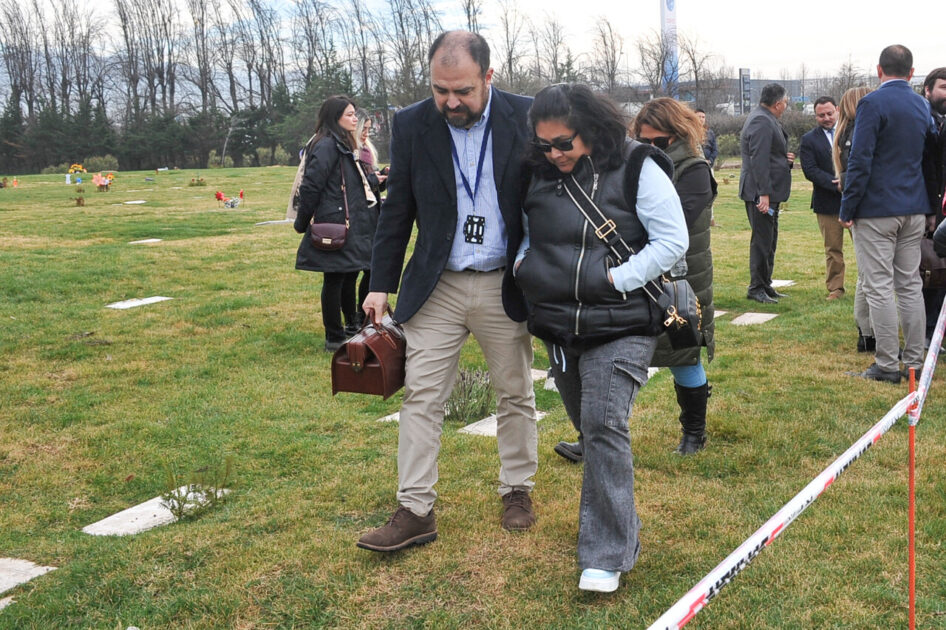 Exhumación cuerpo Franco Vargas