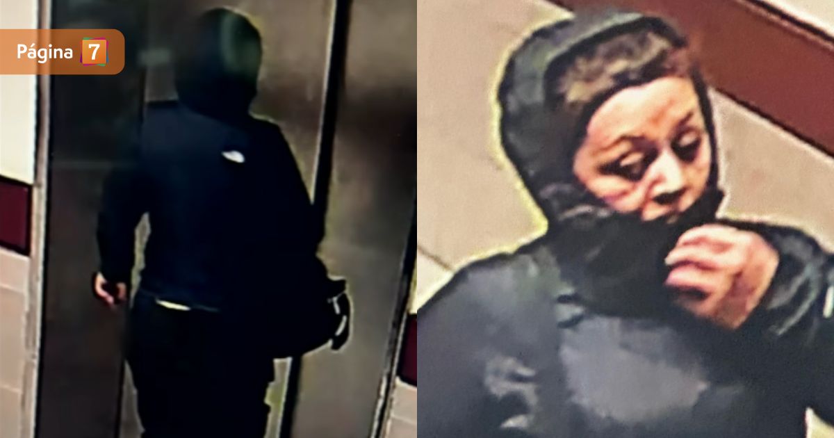 Las imágenes de mujer que se robó a bebé en hospital de Temuco: la transportó en un bolso