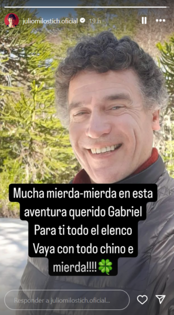 ¿Lo aprueba? El mensaje que Julio Milostich le envió a Gabriel Cañas por "El Señor de la Querencia"