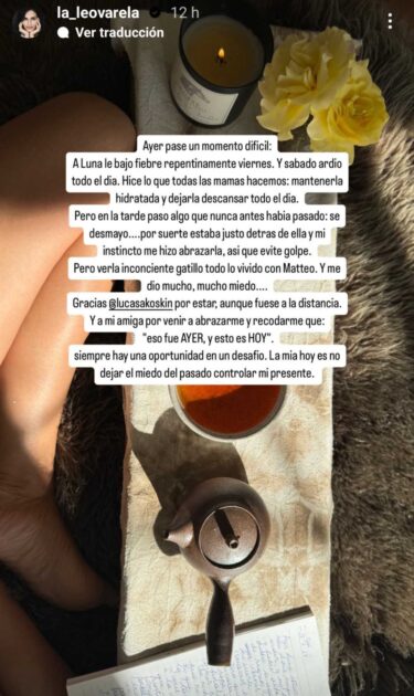 Leonor Varela pasó susto con su hija Luna