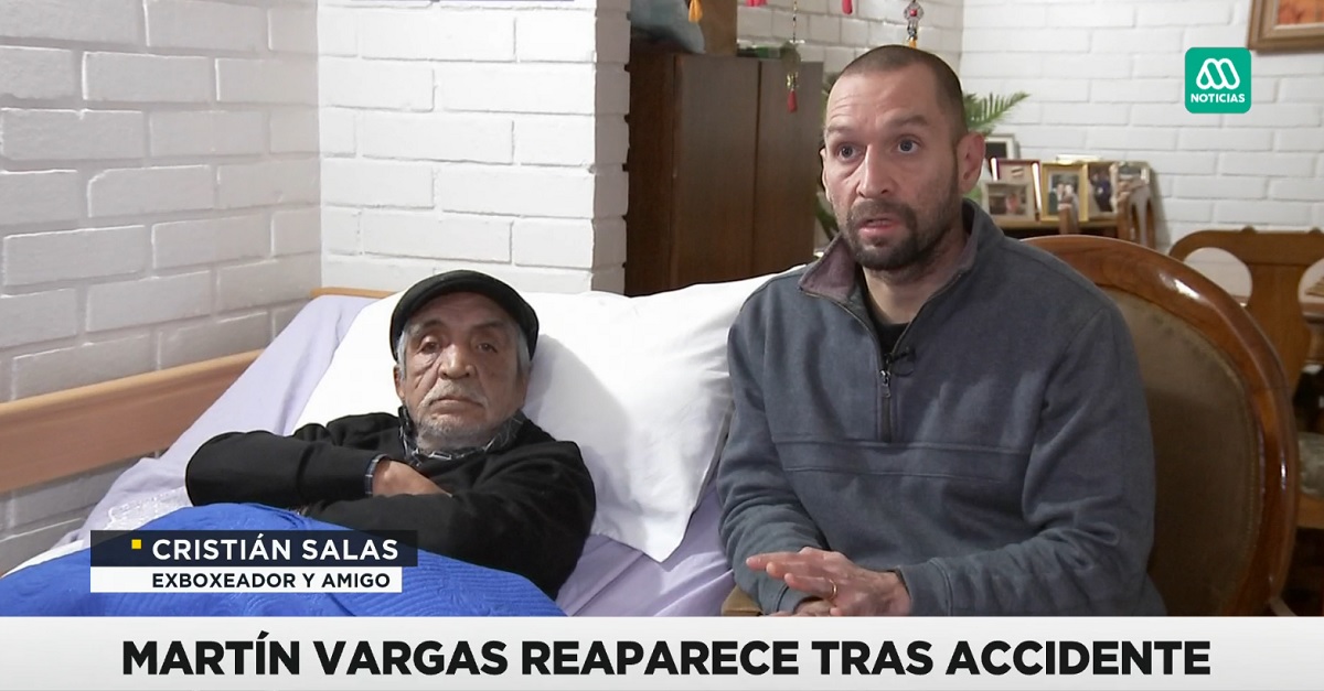 Martín Vargas reapareció tras sufrir fuerte accidente