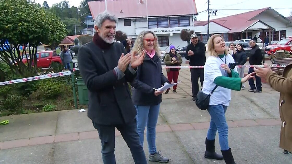 Megamedia organizó intervención en Puerto Octay donde se graba Al Sur del Corazón