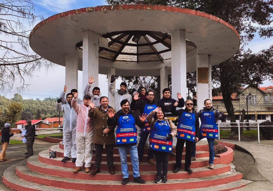 Megamedia organizó intervención en Puerto Octay donde se graba Al Sur del Corazón