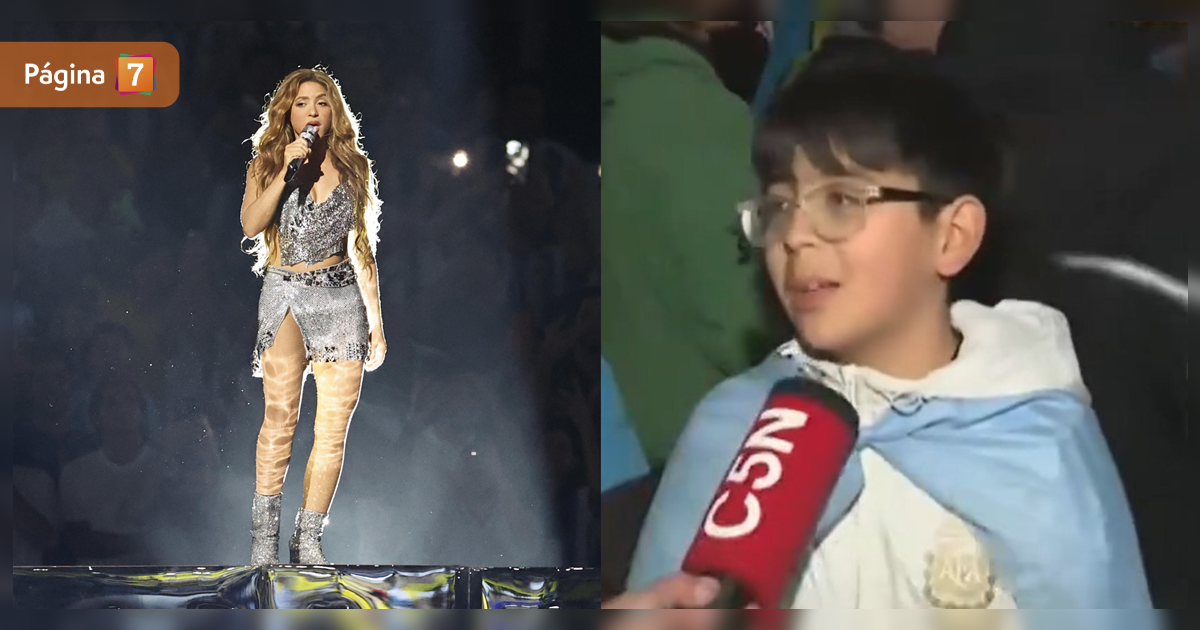Viralizan crítica sin filtro de niño argentino a show de Shakira en la final de la Copa América 2024