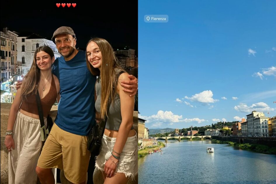 Rodrigo Sepúlveda subió registros de sus envidiables vacaciones en Europa: viajó con esposa e hijas