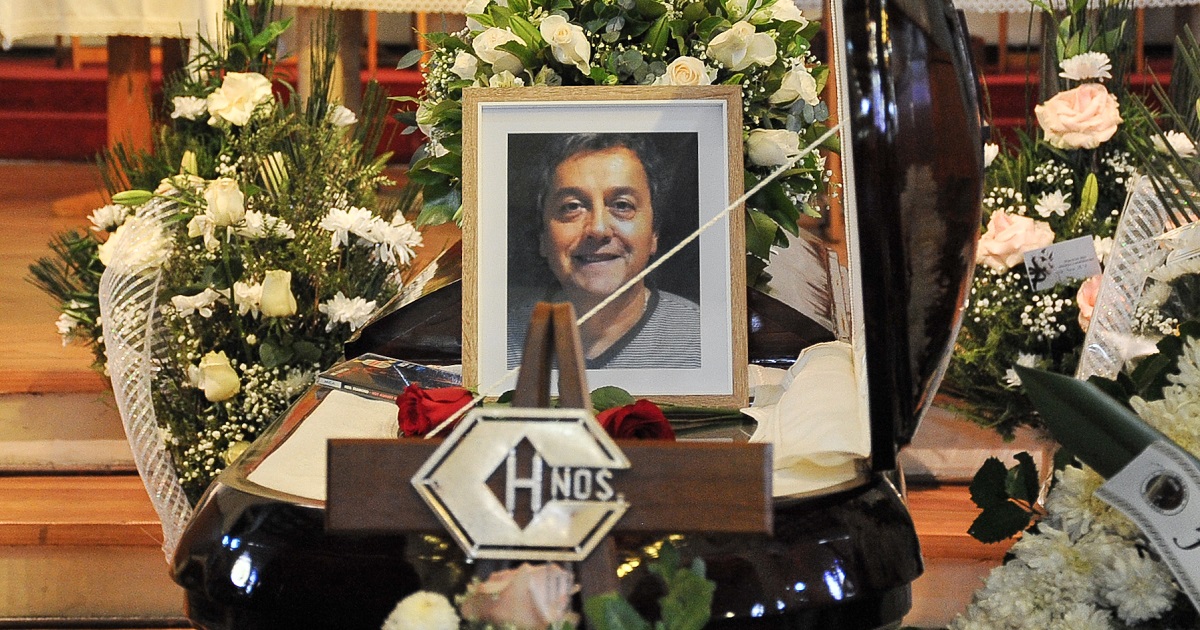 Velorio del humorista Claudio Reyes