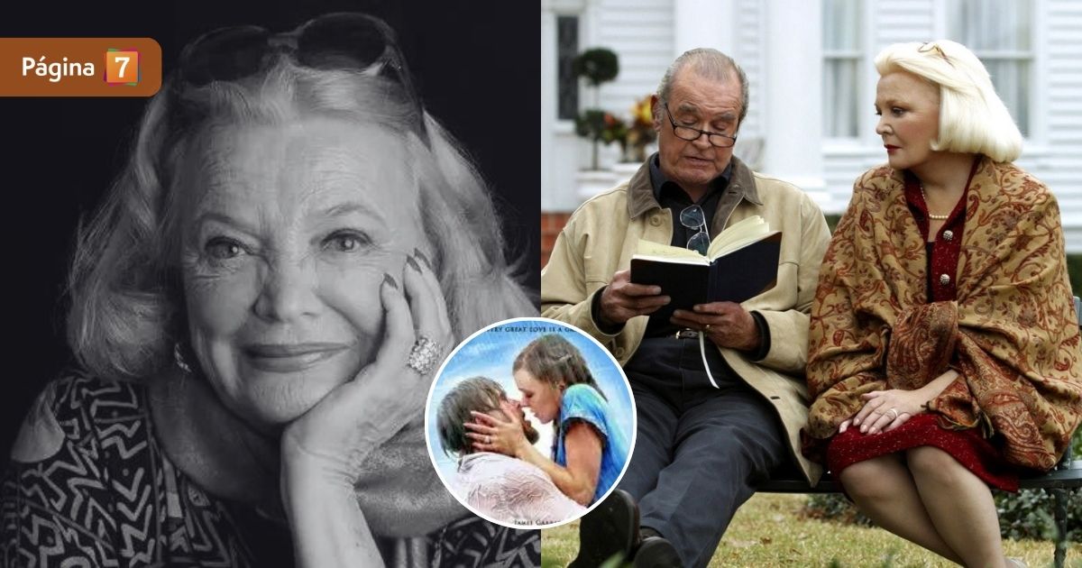 Muere a los 94 años Gena Rowlands, recordada actriz de 'El Diario de una pasión'