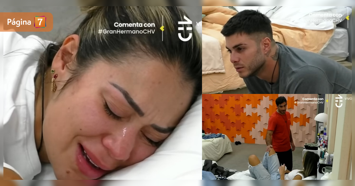 Chama explotó en llanto tras día de furia en Gran Hermano: recibió especial gesto de Manuel y Pedro