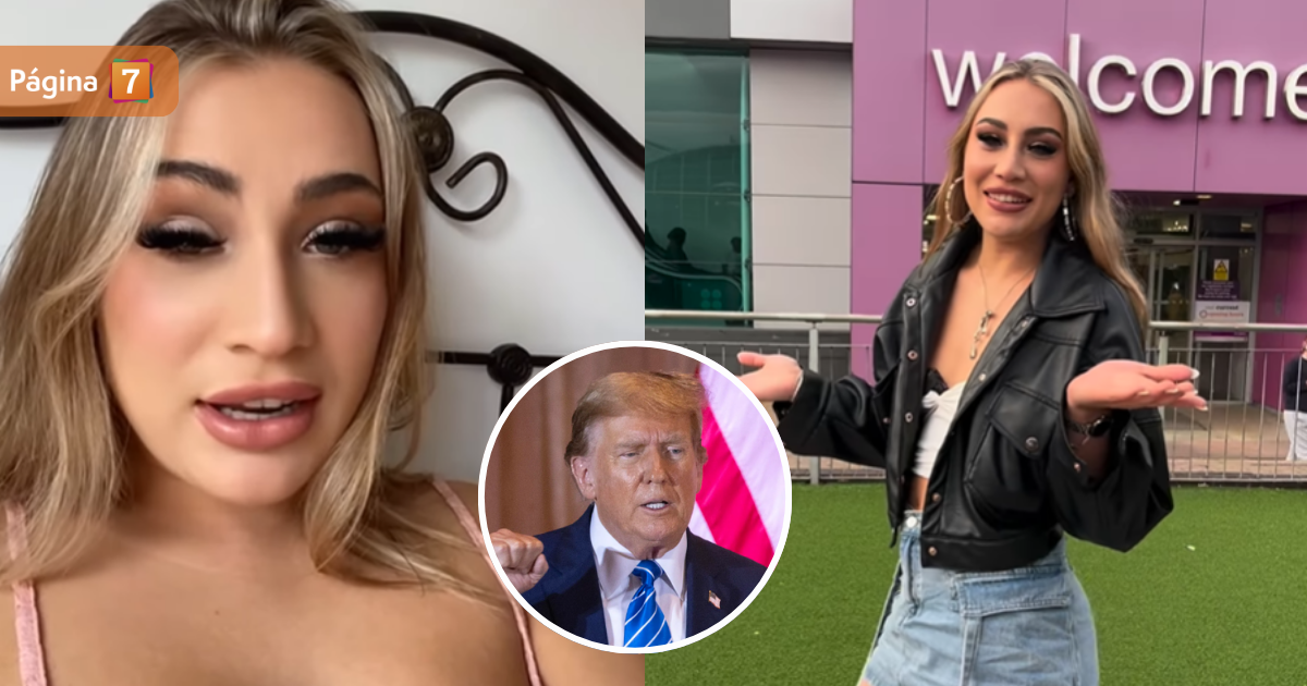 Modelo de OnlyFans se tatuó a Trump en la frente: 